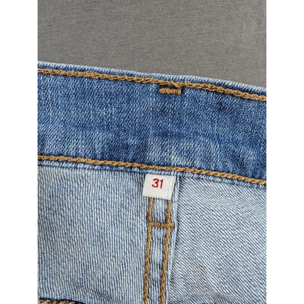 Levi's 501 Original Denim Shorts Light Wash Blue Size 31